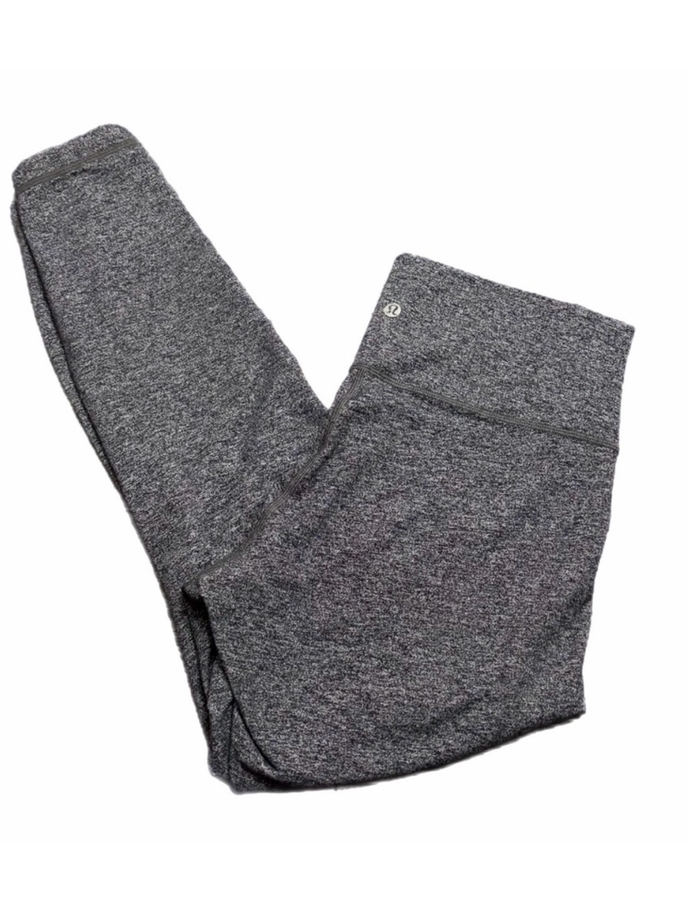 Lululemon Wunder Under High-Rise Tight 25" (Heathered Black) Size 10